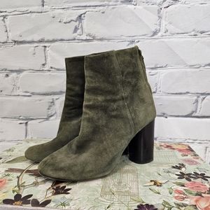 Isabel Marant Garett Boots in Green Suede